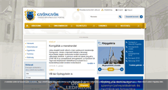 Desktop Screenshot of gyongyos.hu